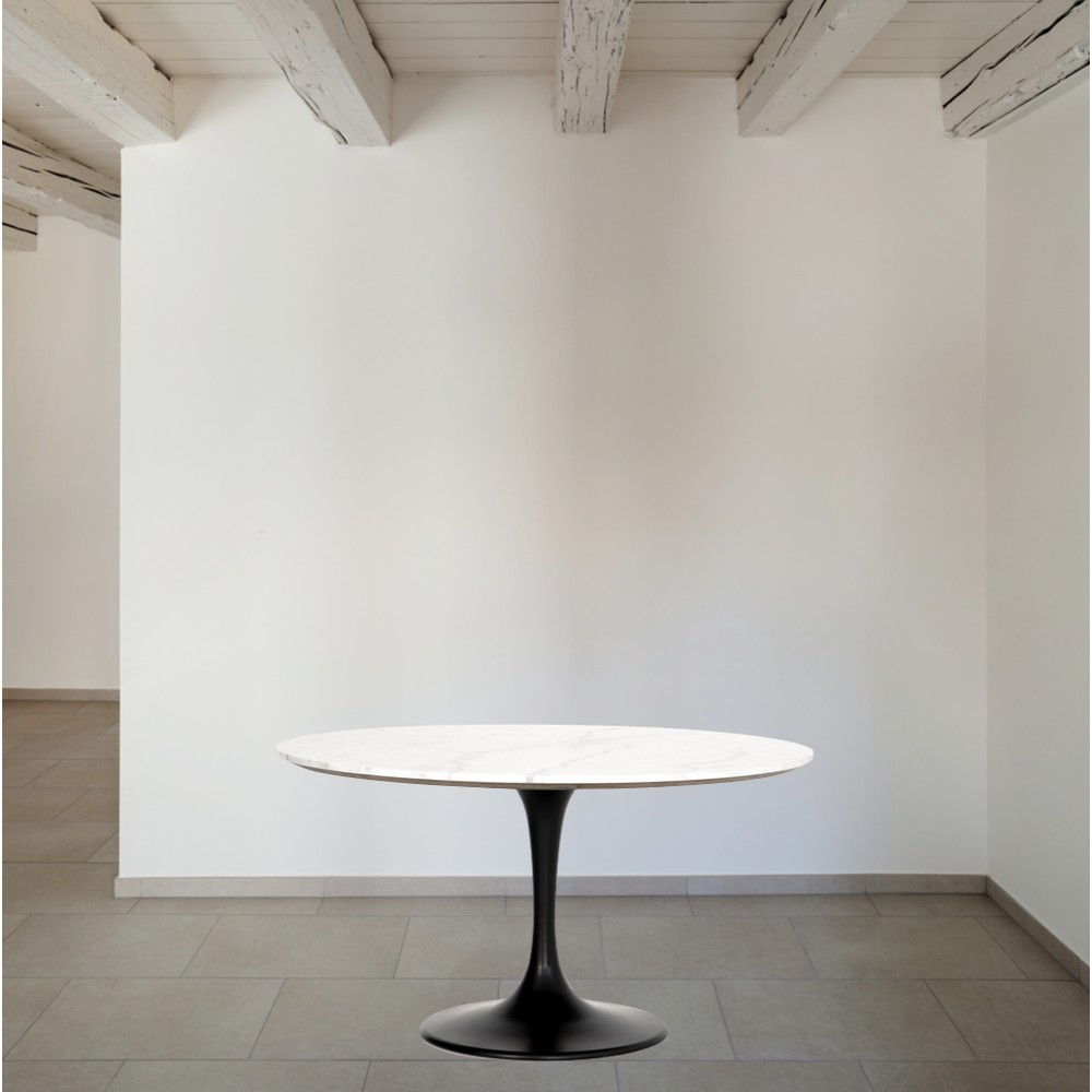 Powell 55" Dining Table - White Marble | ready to ship!