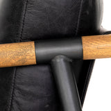 Featuring Rowen Chair - Sonoma Black by Four Hands at Amethyst Home. This Rowen Chair - Sonoma Black has buttery black seating of top-grain leather, with angular arms of exposed oak providing fresh contrast. A comfy, modern chair to add to any living room, bedroom, or other area. 
Overall Dimensions: 27.50"W x 32"L x 31"HColors: Toasted Oak, Sonoma Black, C.  Amethyst Home provides interior design, new home construction design consulting, vintage area rugs, and lighting in the Monterey metro area.