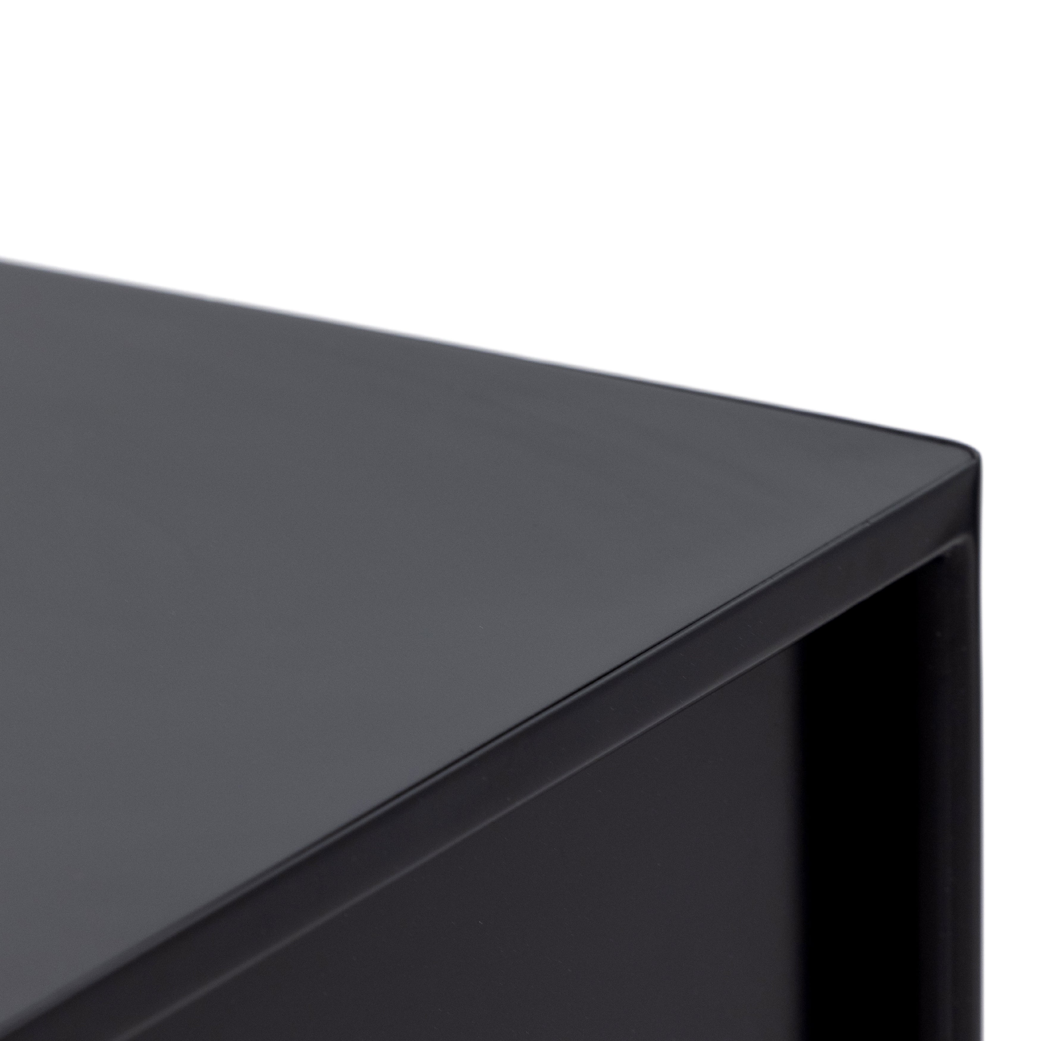 Bring a clean, beautifully industrial look to the bedroom with this Soto 5 Drawer Dresser - Black!  The roomy five-drawer dresser is made from black-finished iron, featuring bronzed iron hardware to elevate the look of any bedroom!  Overall Dimensions: 36.00"w x 19.00"d x 38.50"h