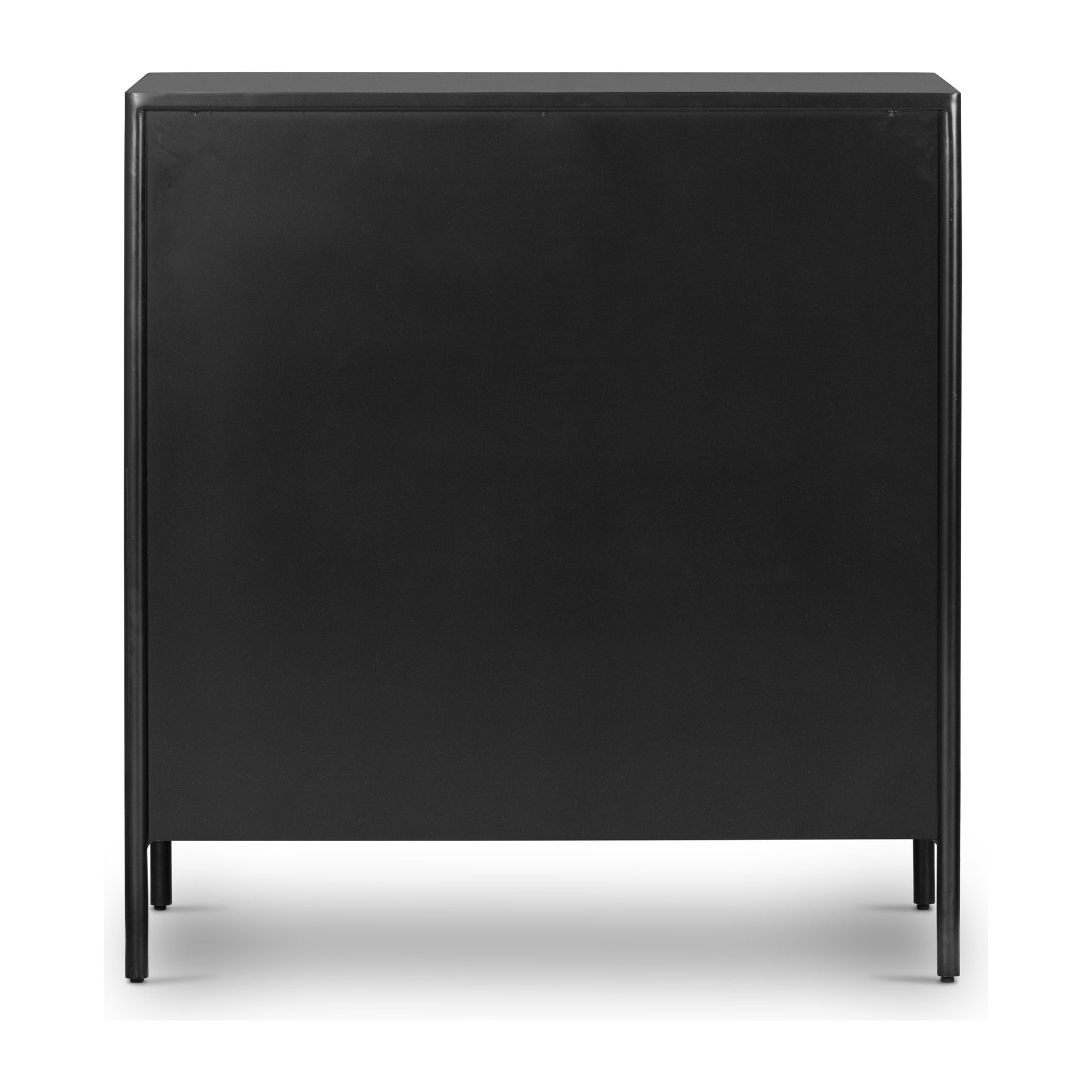 Bring a clean, beautifully industrial look to the bedroom with this Soto 5 Drawer Dresser - Black!  The roomy five-drawer dresser is made from black-finished iron, featuring bronzed iron hardware to elevate the look of any bedroom!  Overall Dimensions: 36.00"w x 19.00"d x 38.50"h