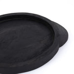 Featuring Tadeo Round Tray - Black by Four Hands at Amethyst Home. This Tadeo Round Tray - Black is made from reclaimed wood and has a gorgeous organic, earthy feel. Whether it's placed on your coffee table or in your kitchen, this will be your new favorite tray!
Amethyst Home celebrates natural materials, which often comes with beautiful imperfections. E.  Amethyst Home provides interior design, new home construction design consulting, vintage area rugs, and lighting in the Washington metro area.