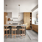 Featuring Tex Bar + Counter Stool by Four Hands at Amethyst Home. Solid Rosa Morada forms a T-shape frame on this Tex Bar + Counter Stool. The light tan top-grain leather seating is so comfy -- a perfectly sized stool for your kitchen island or bar area. 
Bar Stool Overall Dimensions: 20.25"W x 17.75"L x 40.50"HSeat Depth: 16"Seat Height: 30"
Counter Stool.  Amethyst Home provides interior design, new home construction design consulting, vintage area rugs, and lighting in the San Diego metro area.