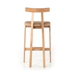 Featuring Tex Bar + Counter Stool by Four Hands at Amethyst Home. Solid Rosa Morada forms a T-shape frame on this Tex Bar + Counter Stool. The light tan top-grain leather seating is so comfy -- a perfectly sized stool for your kitchen island or bar area. 
Bar Stool Overall Dimensions: 20.25"W x 17.75"L x 40.50"HSeat Depth: 16"Seat Height: 30"
Counter Sto.  Amethyst Home provides interior design, new home construction design consulting, vintage area rugs, and lighting in the Los Angeles metro area.
