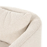 Featuring Topanga Knoll Natural Swivel Chair by Four Hands at Amethyst Home. We adore the texture of this Topanga Swivel Chair - Knoll Natural. With a swivel feature - this is a perfect chair to use in your office, baby room, or other space needing a comfortable chair!
Overall Dimensions: 31.50"W x 35"L x 27"HColors: Knoll NaturalMaterials: 95% Pl, 5% PcF.  Amethyst Home provides interior design, new home construction design consulting, vintage area rugs, and lighting in the Washington metro area.