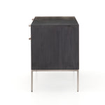 Featuring Trey Modular Filing Credenza - Black Poplar by Four Hands at Amethyst Home. Inspired by clean mid-century design, this Trey Modular Filing Credenza - Black Poplar brings generous storage space to the modern office, with a fully finished back pus metal-secured leather pulls for an element of surprise. Great solo or paired with matching desk or fil.  Amethyst Home provides interior design, new home construction design consulting, vintage area rugs, and lighting in the Park City metro area.