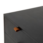 Featuring Trey Modular Filing Credenza - Black Poplar by Four Hands at Amethyst Home. Inspired by clean mid-century design, this Trey Modular Filing Credenza - Black Poplar brings generous storage space to the modern office, with a fully finished back pus metal-secured leather pulls for an element of surprise. Great solo or paired with matching desk o.  Amethyst Home provides interior design, new home construction design consulting, vintage area rugs, and lighting in the Salt Lake City metro area.