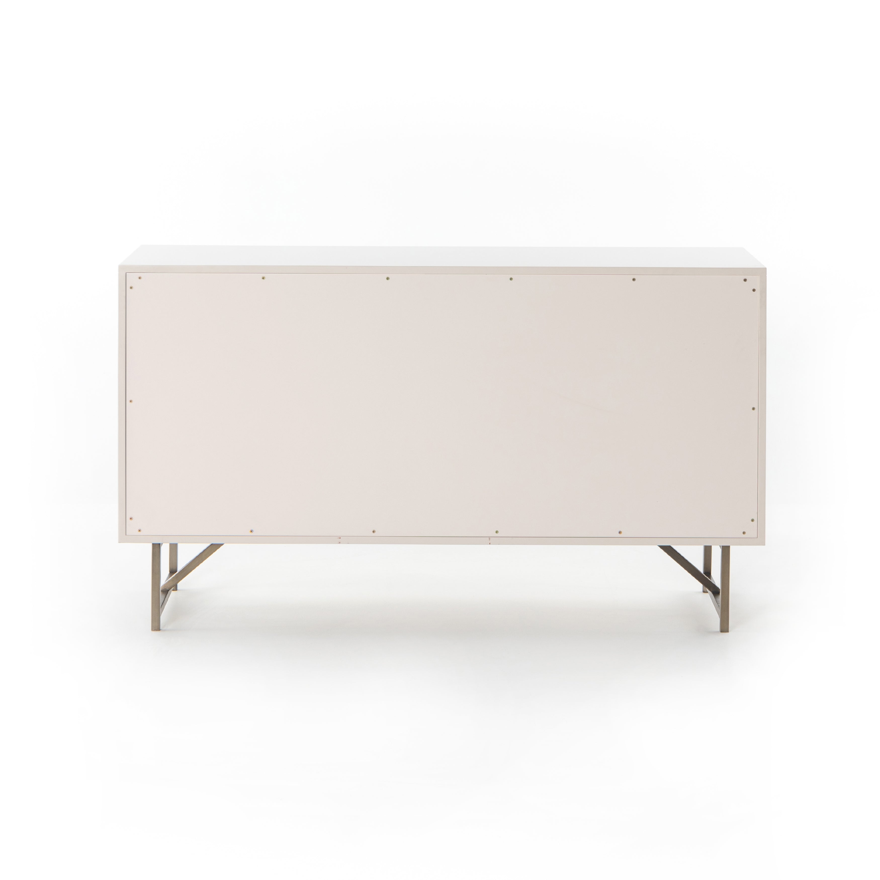 This Van 7 Drawer Dresser - Matte Alabaster is finished in a dreamy off-white and aged-brass finished hardware to finish the look. This features five spacious drawers and two smaller velvet-lined drawers perfect for storing your favorite jewelry.   Overall Dimensions: 58.00"w x 19.00"d x 33.00"h