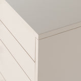 Featuring Van 7 Drawer Dresser - Matte Alabaster by Four Hands at Amethyst Home. This Van 7 Drawer Dresser - Matte Alabaster is finished in a dreamy off-white and aged-brass finished hardware to finish the look. This features five spacious drawers and two smaller velvet-lined drawers perfect for storing your favorite jewelry. 
Overall Dimensions: 58"W x 19"L x.  Amethyst Home provides interior design, new home construction design consulting, vintage area rugs, and lighting in the Miami metro area.
