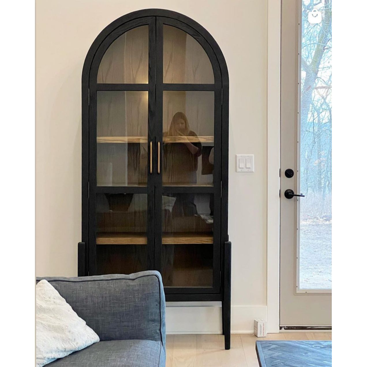 The original and signature two tone solid oak cabinet! Carefully crafted on stiletto legs, our clients enjoy its stunning wood grain look. Amethyst Home provides interior design, new home construction design consulting, vintage area rugs, and lighting in the Nashville metro area.