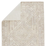 The handwoven Blythe Arlowe Silver Birch / Winter White Area Rug by Jaipur Living  features a cut-loop pile and soft-yet-textured feel. The blend of natural wool and luxe rayon made from bamboo grounds spaces with soft, inviting texture.