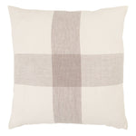 Featuring Galley Pembroke Pillow by Jaipur Living at Amethyst Home. Sophisticated simplicity and relaxed neutrals define the texturally inspiring Galley Pembroke Pillow. Crafted of soft linen, the Pembroke pillow boasts a clean-lined motif and a casual colorway. A gray, crossed linear design adds visual intrigue to the elegant backdrop.
Size: 22" x 22"
100.  Amethyst Home provides interior design, new home construction design consulting, vintage area rugs, and lighting in the Nashville metro area.