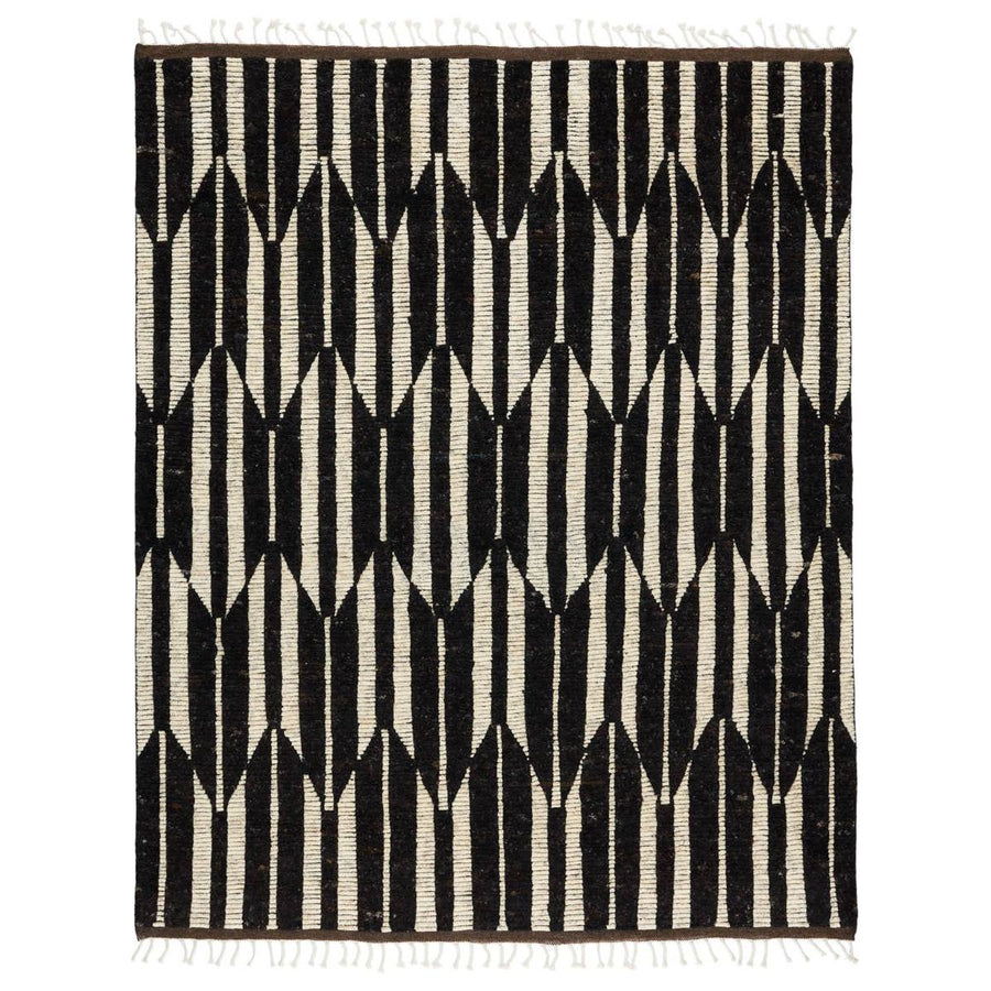 Tapis noué à la main Keoka Quest Taupe