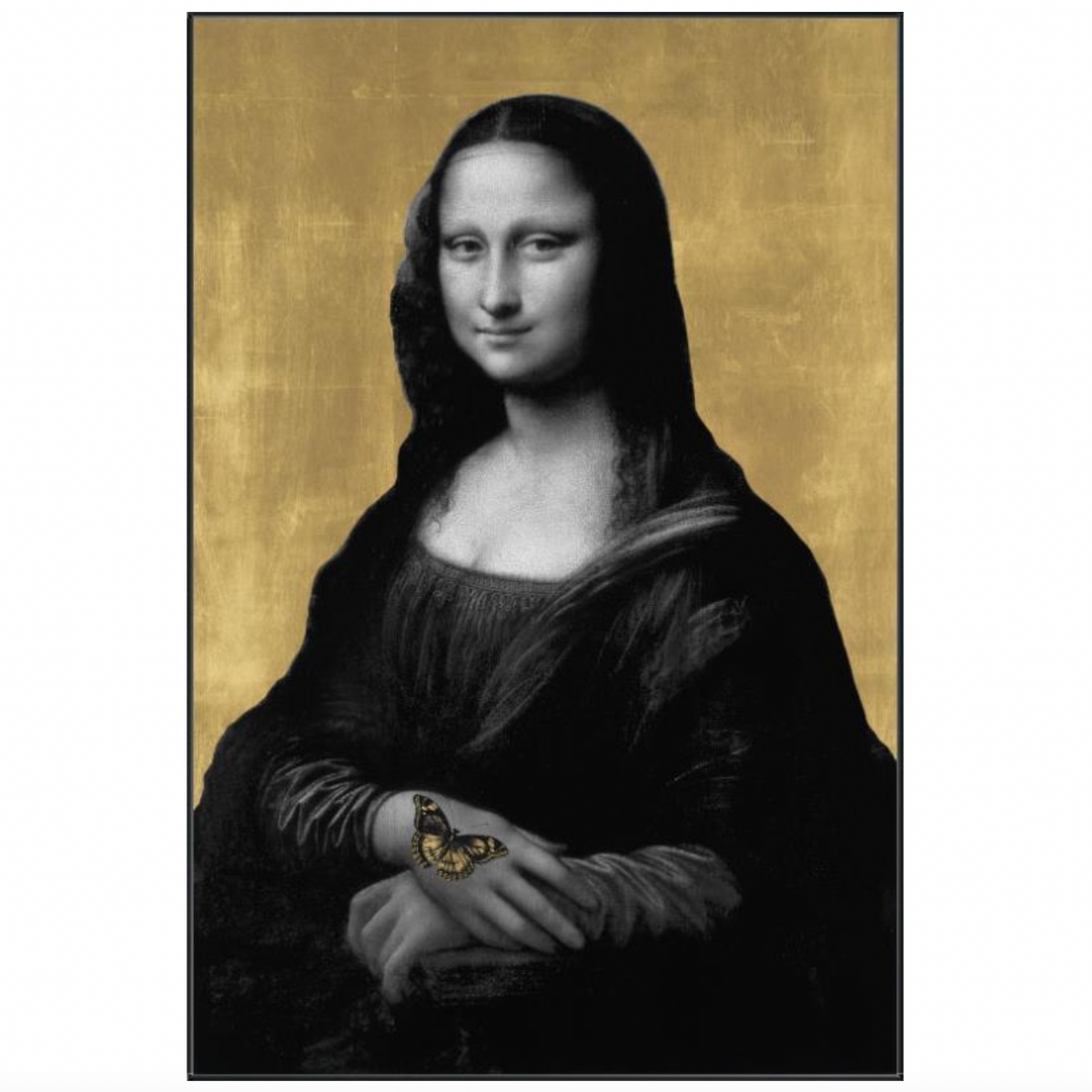 Art encadré Enigma doré