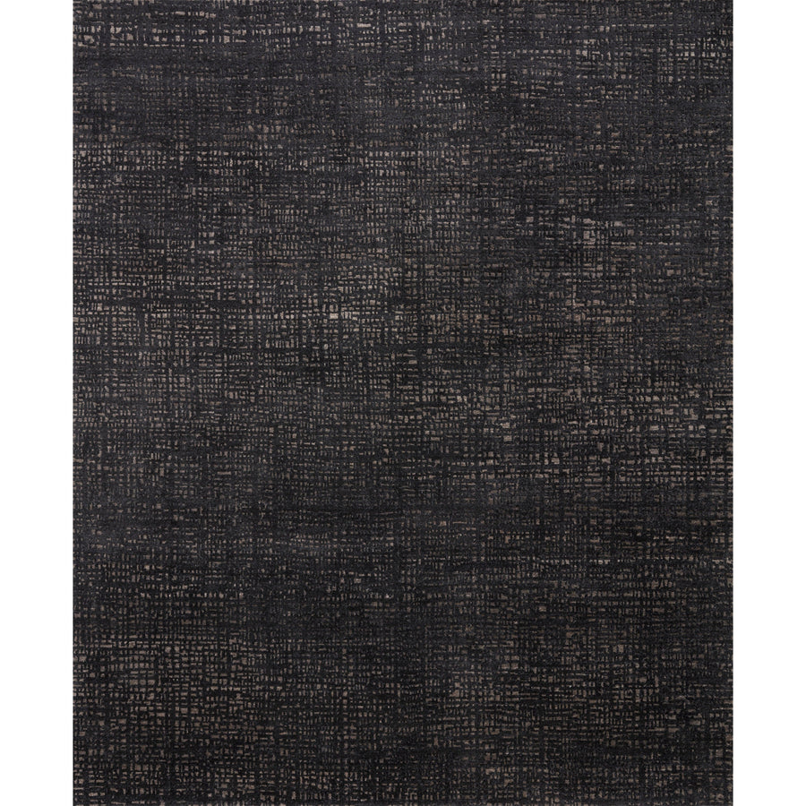 Atlas Black / Bark Hand-Knotted Rug