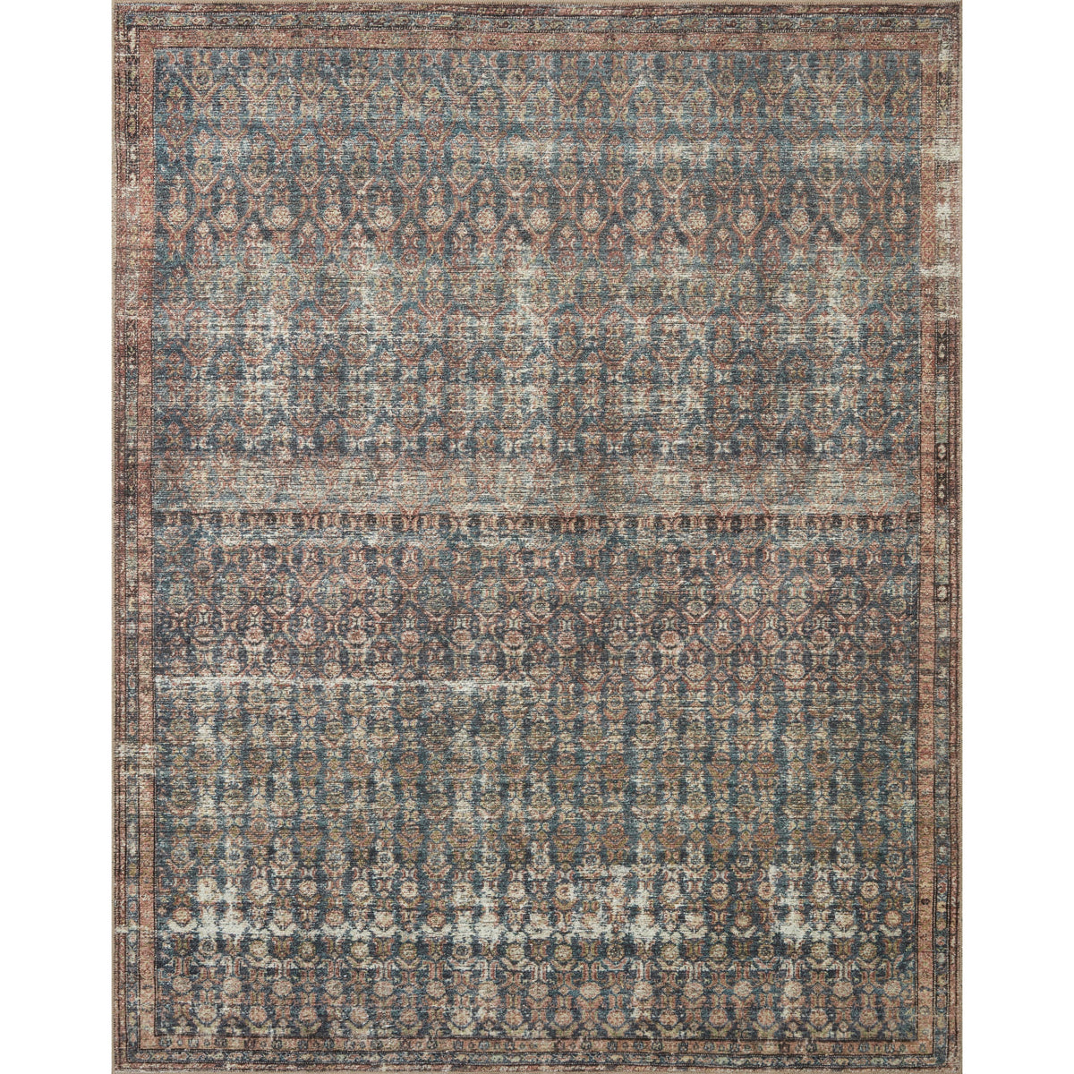 Tapis Billie Amber Lewis x Loloi Ocean / Brick