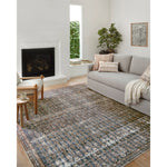 Featuring Billie Amber Lewis x Loloi Ocean / Brick Rug by Loloi at Amethyst Home. Touting richly saturated colors and a distressed pattern, the Billie Collection captures the look of a well-worn antique rug at a remarkable value. Reminiscent of one-of-a-kind rugs, this Amber Lewis x Loloi collection features random variations in color that render no two .  Amethyst Home provides interior design, new home construction design consulting, vintage area rugs, and lighting in the Kansas City metro area.