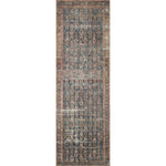 Featuring Billie Amber Lewis x Loloi Ocean / Brick Rug by Loloi at Amethyst Home. Touting richly saturated colors and a distressed pattern, the Billie Collection captures the look of a well-worn antique rug at a remarkable value. Reminiscent of one-of-a-kind rugs, this Amber Lewis x Loloi collection features random variations in color that render no two pie.  Amethyst Home provides interior design, new home construction design consulting, vintage area rugs, and lighting in the Portland metro area.