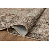 Featuring Billie Amber Lewis x Loloi Clay / Sage Rug by Loloi at Amethyst Home. Touting richly saturated colors and a distressed pattern, the Billie Collection captures the look of a well-worn antique rug at a remarkable value. Reminiscent of one-of-a-kind rugs, this Amber Lewis x Loloi collection features random variations in color that render no two pieces.  Amethyst Home provides interior design, new home construction design consulting, vintage area rugs, and lighting in the Seattle metro area.