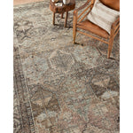 Featuring Billie Amber Lewis x Loloi Clay / Sage Rug by Loloi at Amethyst Home. Touting richly saturated colors and a distressed pattern, the Billie Collection captures the look of a well-worn antique rug at a remarkable value. Reminiscent of one-of-a-kind rugs, this Amber Lewis x Loloi collection features random variations in color that render no two pieces e.  Amethyst Home provides interior design, new home construction design consulting, vintage area rugs, and lighting in the Omaha metro area.