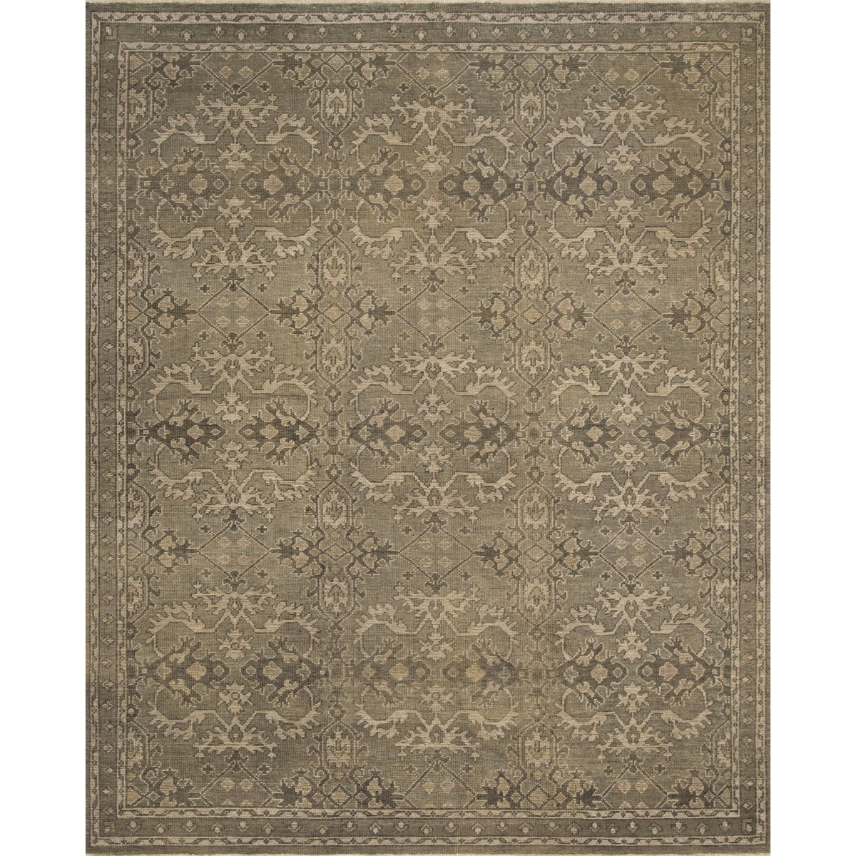 Heirloom Fog / Fog Hand-Knotted Rug