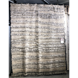 Featuring Khalid Natural / Ivory Hand-Knotted Rug by Loloi at Amethyst Home. A nod to timeless Moroccan style, the Khalid Natural / Ivory Area Rug is hand-knotted in India by skilled artisans. The soft pile features natural, undyed wool, and nylon, lending slight variations in tones that make each piece its own. Plus, each rug is finished with a thoughtfully.  Amethyst Home provides interior design, new home construction design consulting, vintage area rugs, and lighting in the Houston metro area.