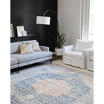 Featuring Layla Blue/Tangerine Rug by Loloi at Amethyst Home. The Layla Collection is traditional and timeless, with a beautiful lived-in design that captures the spirit of an old-world rug. This traditional power-loomed rug is crafted of 100% polyester with a classic and sophisticated color palette and subtle patina.

Power Loomed100% PolyesterLAY-07 Blue.  Amethyst Home provides interior design, new home construction design consulting, vintage area rugs, and lighting in the Park City metro area.