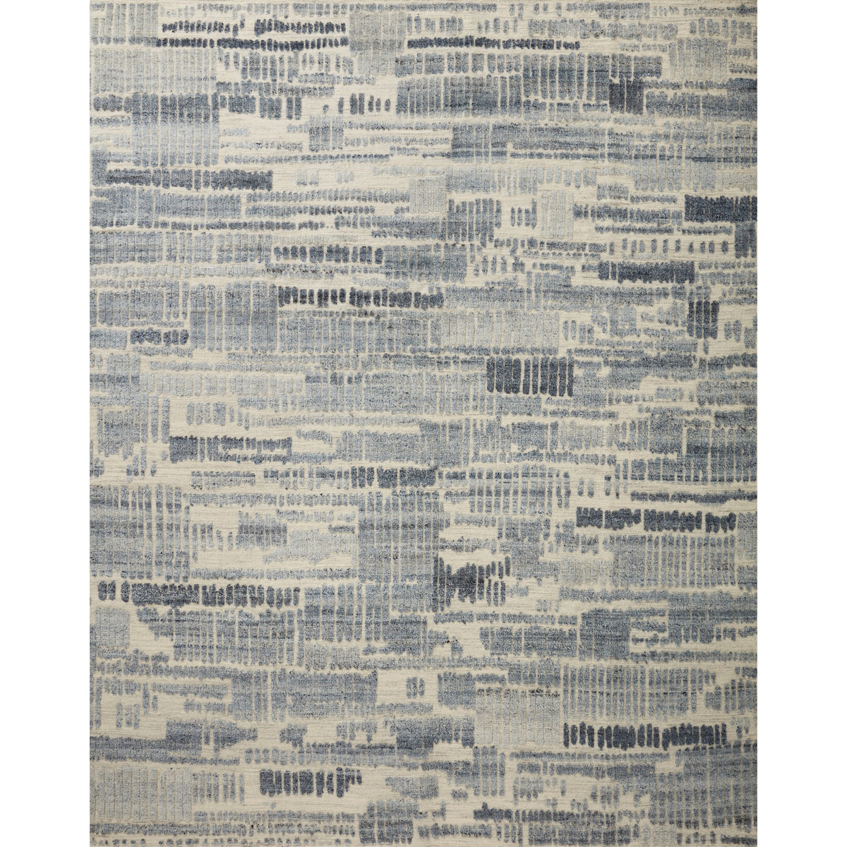 Giselle Ivory / Denim Hand-Knotted Rug