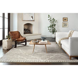 Hand-woven of 100% wool in India, the Loloi Rayan Ash Area Rug, or RAY-05, sets the tone for a calming atmosphere. Each design is crafted of textural highs and lows paired with neutral tones to create and engaging understatement. The perfect rug for your bedroom, office, or other medium traffic area. 