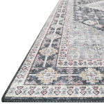 Featuring Skye Charcoal/Multi Rug by Loloi at Amethyst Home. The Skye Charcoal/Multi area rug from Loloi captures the spirit of a one-of-a-kind vintage or antique area rug. You will love this rug because the rug is: 

Perfect for families with kids and pets
Very easy to clean and maintain
Comes in big area rug sizes and as cute kitchen and hallway runn.  Amethyst Home provides interior design, new home construction design consulting, vintage area rugs, and lighting in the Winter Garden metro area.