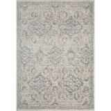 Stain-resistant, fade-resistant, and long-lasting, the Zuma Collection for Amber Lewis x Loloi features a soft pile in a serene grey, blue and ivory palette. Zuma also carries the Okeo-Tex® label, ensuring the rug's materials do not contain harmful substances. Power Loomed 100% Polyester Pile ZUM-06 AL Pebble / Stone
