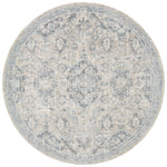 Stain-resistant, fade-resistant, and long-lasting, the Zuma Collection for Amber Lewis x Loloi features a soft pile in a serene grey, blue and ivory palette. Zuma also carries the Okeo-Tex® label, ensuring the rug's materials do not contain harmful substances. Power Loomed 100% Polyester Pile ZUM-06 AL Pebble / Stone
