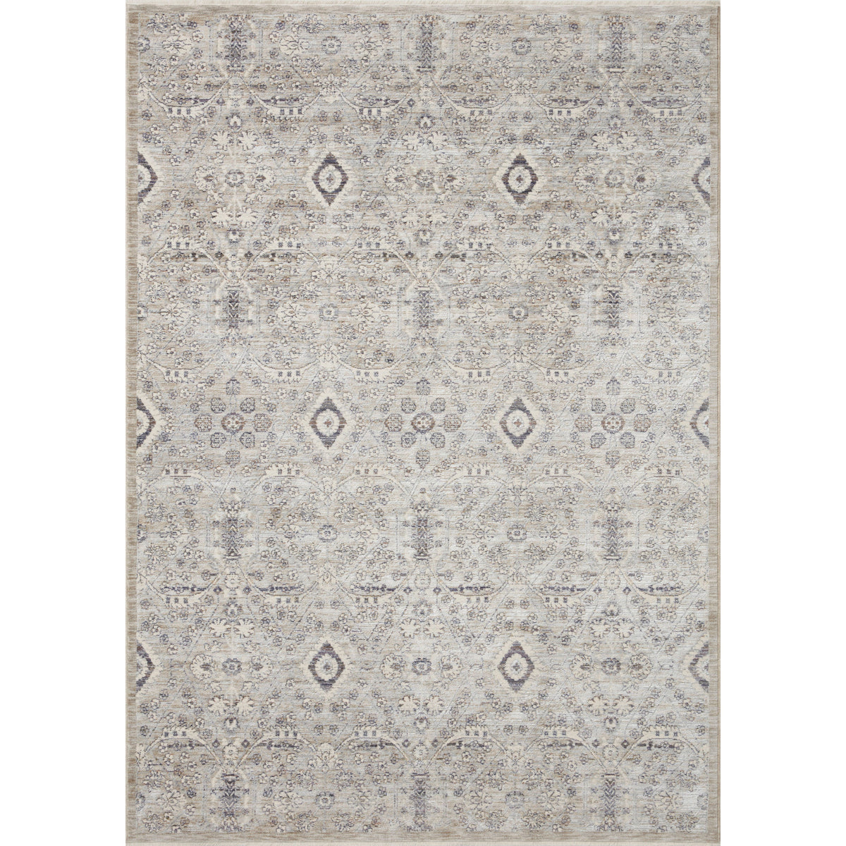 Tapis Zuma Amber Lewis x Loloi Argent / Ciel