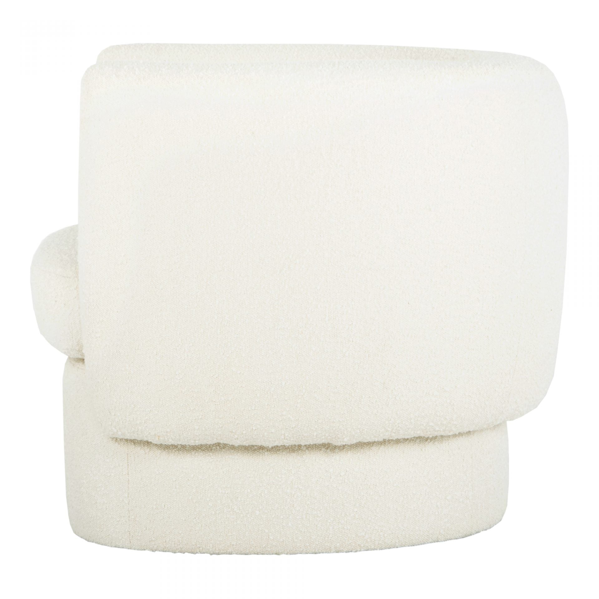 We love the textured look of this Koba Maya White Chair. A gorgeous, comfy chair to add to your living room, den, or office area.   Overall Size: 39.5"W x 32.5"D x 29"H Seat Height: 18" Back Height: 12"