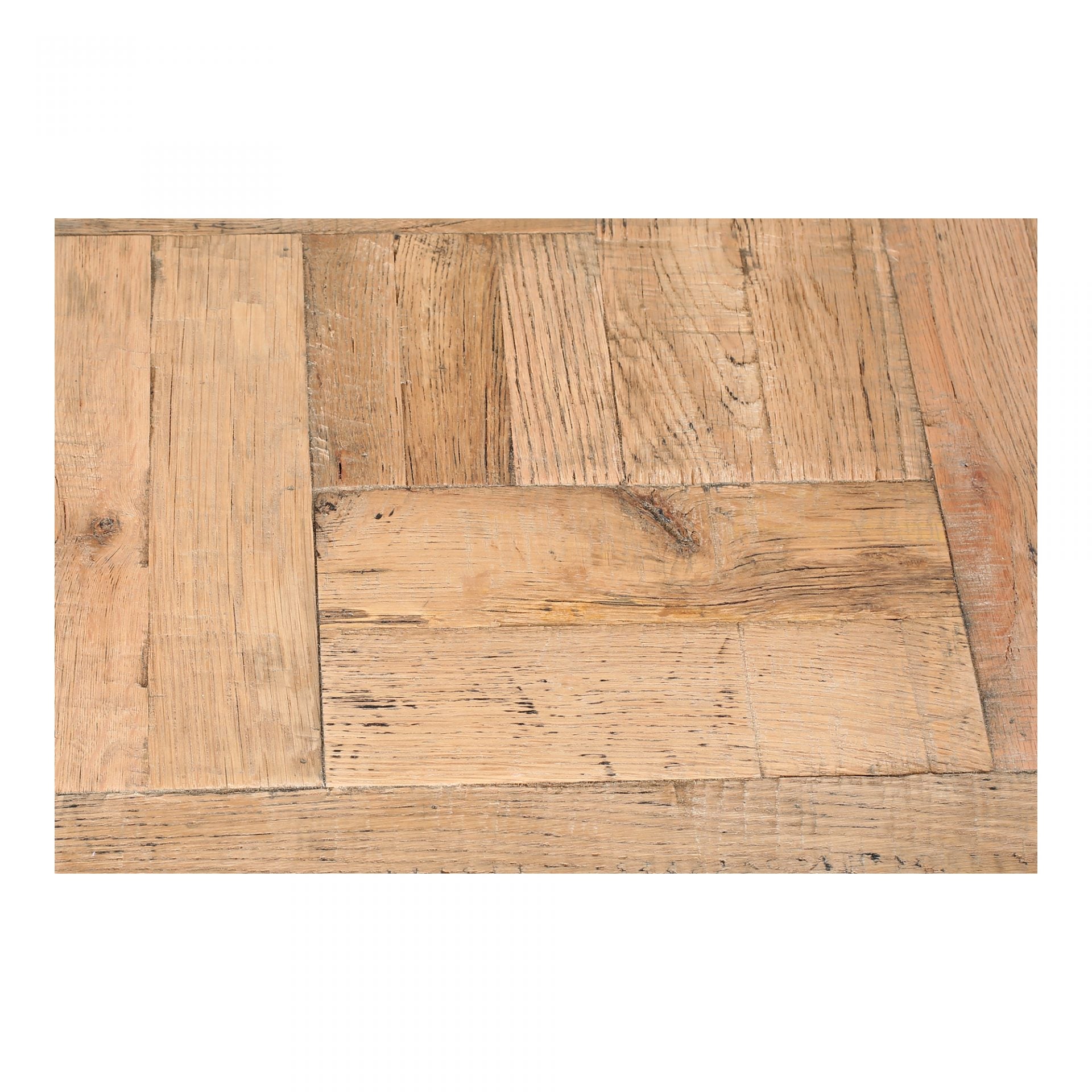 Formed from solid reclaimed oak, the Evander Coffee Table features wild grains and knots, producing a unique surface alongside its modern, blocked construction. We'd love to see this featured in your living room, lounge area, or others space!  Dimensions: 39.5"W x 39.5"D x 16.5"H  Materials:  Solid Reclaimed Oak Frame, Oak Veneer over Plywood