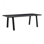 Our favorite Malibu Dining Table now comes in a black and are we are here for it! Rounded edges on the legs and tabletop create a simply contemporary natural flow. With seating space for 10, the Malibu Dining Table - Black Ash can host those larger dinner parties with ease.  Dimensions: 88"W x 38"D x 30"H 