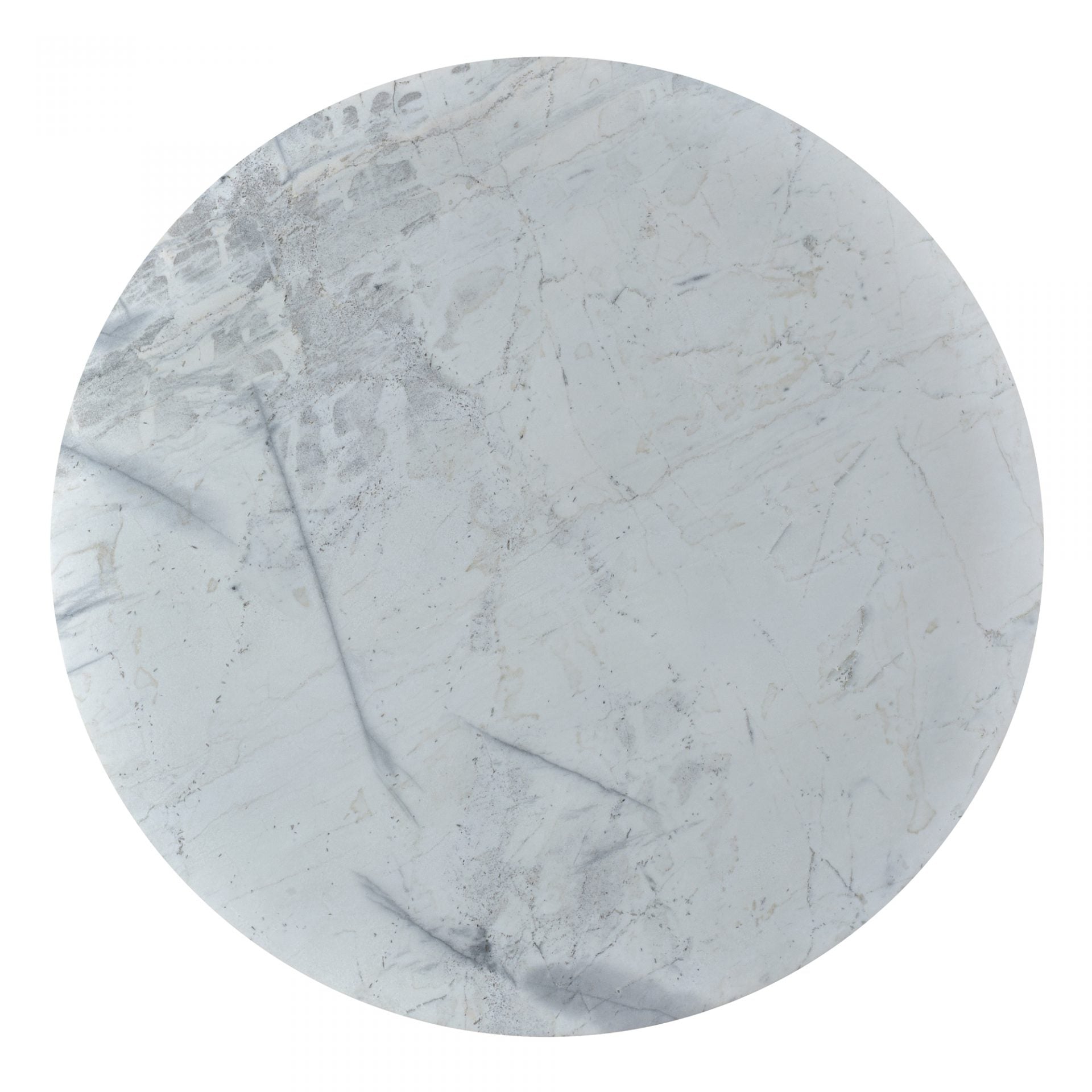 With a solid Satwaria marble tabletop, the Jinxx Dining Table - Brown showcases the best of nature's work. Solid Acacia legs form an ergonomic base that allows 4-6 people to sit comfortably around the table.  Size: 48"W x 48"D x 30"H Materials: White Satwaria Marble Top, Solia Acacia Base, MDF