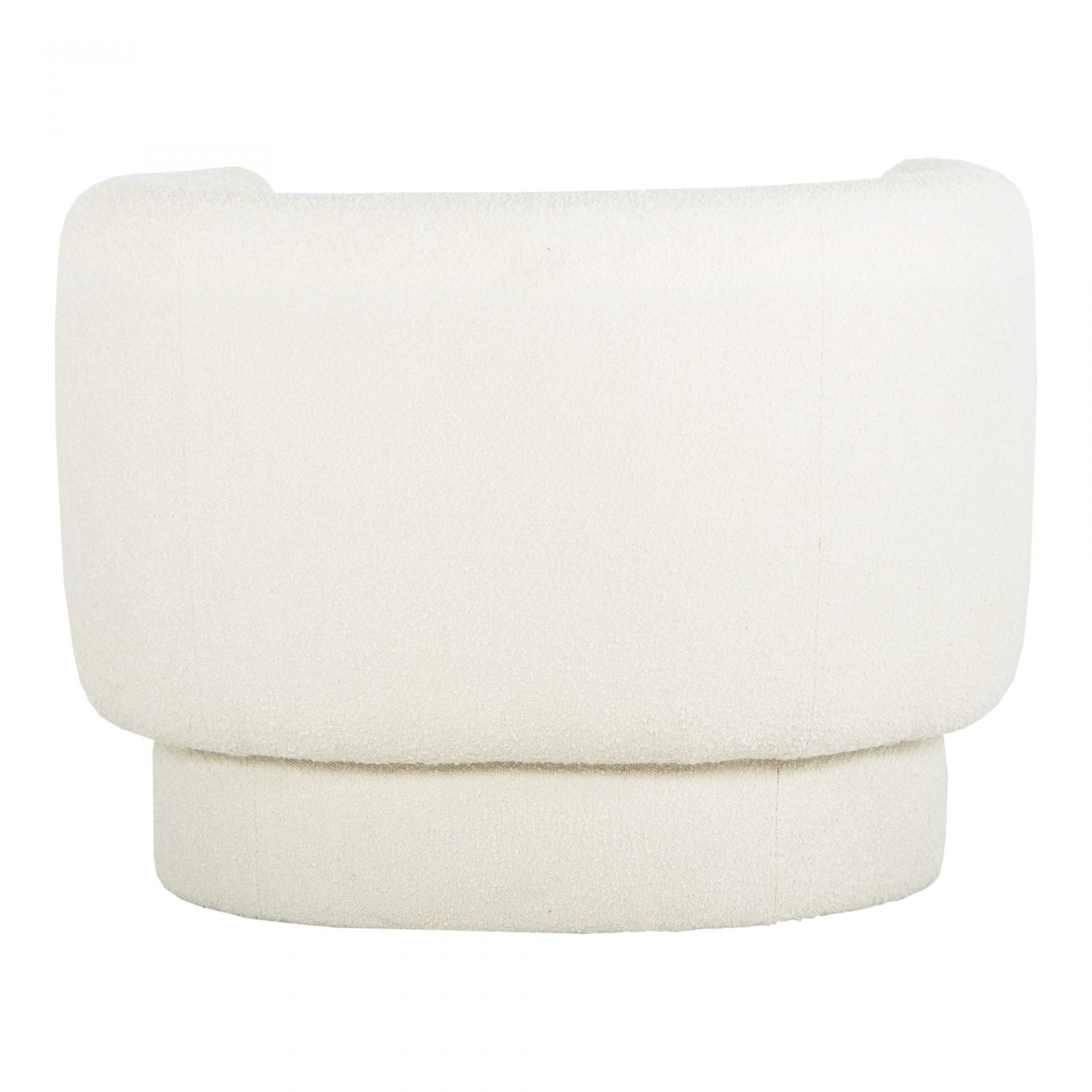 We love the textured look of this Koba Maya White Chair. A gorgeous, comfy chair to add to your living room, den, or office area.   Overall Size: 39.5"W x 32.5"D x 29"H Seat Height: 18" Back Height: 12"