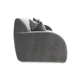 Modern curves and sleek styling make the Emile Sofa Family by Verellen perfect for any environment. Bench-crafted with a sustainably harvested hardwood frame and 8-way hand-tied seat construction