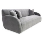 Modern curves and sleek styling make the Emile Sofa Family by Verellen perfect for any environment. Bench-crafted with a sustainably harvested hardwood frame and 8-way hand-tied seat construction