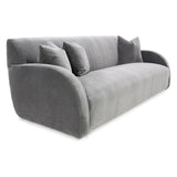Modern curves and sleek styling make the Emile Sofa Family by Verellen perfect for any environment. Bench-crafted with a sustainably harvested hardwood frame and 8-way hand-tied seat construction