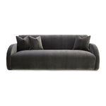 Modern curves and sleek styling make the Emile Sofa Family by Verellen perfect for any environment. Bench-crafted with a sustainably harvested hardwood frame and 8-way hand-tied seat construction