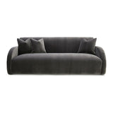 Modern curves and sleek styling make the Emile Sofa Family by Verellen perfect for any environment. Bench-crafted with a sustainably harvested hardwood frame and 8-way hand-tied seat construction