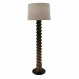 One of a Kind | 17th Century French Wine Screw Floor Lamp by Verellen Amethyst Home provides interior design, new home construction design consulting, vintage area rugs, and lighting in the Los Angeles metro area.