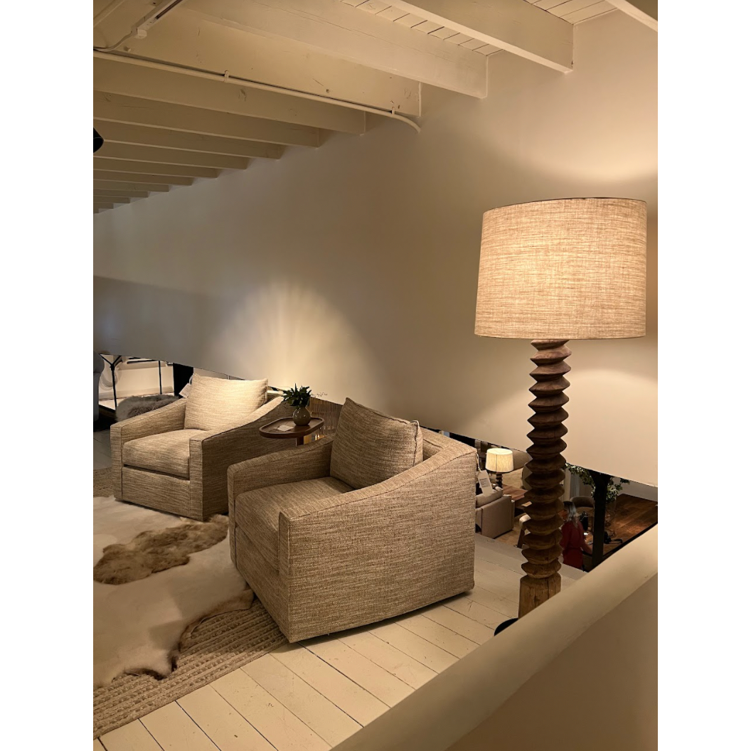 One of a Kind | 17th Century French Wine Screw Floor Lamp by Verellen Amethyst Home provides interior design, new home construction design consulting, vintage area rugs, and lighting in the San Diego metro area.