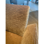 We love the geometric arms of this Oakley Lounge Chair by Verellen. It is bench-crafted with a sustainably harvested hardwood frame and comes standard with:  • foam and fiber seat construction • tight seat & tight back • pinched stitch • exposed wood stretcher • sits on glides  Each piece is crafted in North Carolina --  just for you. Please allow 8-16 weeks for production and shipment. 