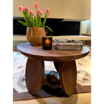 We love the oblong shape of the legs on this Olive Coffee Table by Verellen. The olive base elements complete the coffee table series for an elevated look to any space. 