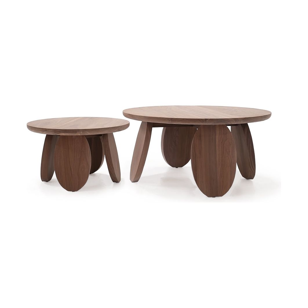 We love the oblong shape of the legs on this Olive Coffee Table by Verellen. The olive base elements complete the coffee table series for an elevated look to any space. 