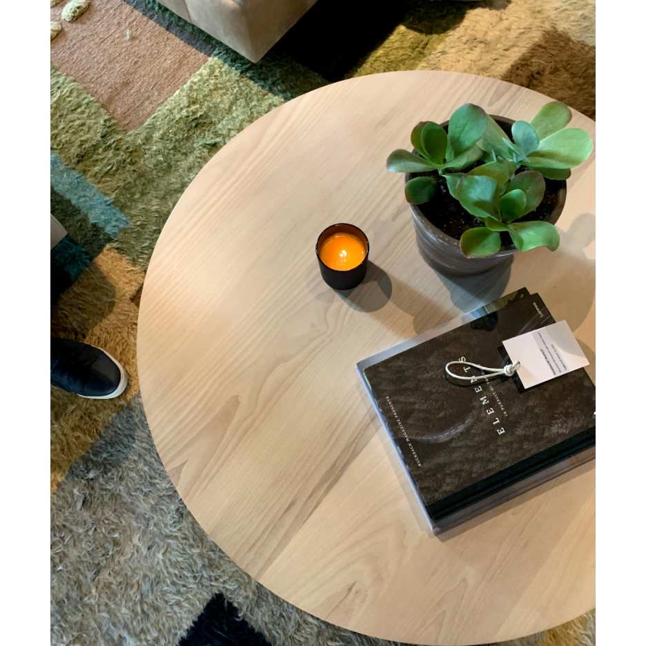 Pamplona coffee table in Bleached whitewash with matte sealer