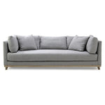 This Seymour Sofa Family by Verellen features a deep seat and exposed wood. A modern classic, the Seymour Sofa Family will elevate the space of any living room or den area.