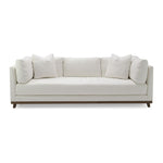 This Seymour Sofa Family by Verellen features a deep seat and exposed wood. A modern classic, the Seymour Sofa Family will elevate the space of any living room or den area.